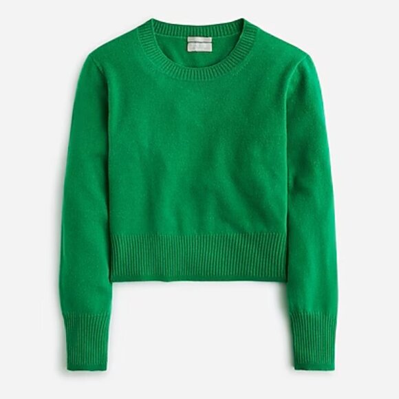J. Crew Sweaters - J. Crew Cashmere Shrunken Crewneck Sweater Size L